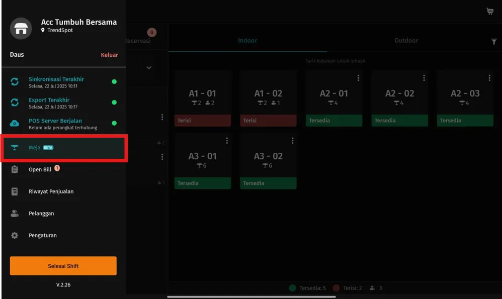 Cara cetak label pesanan baru